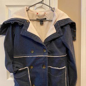 Marc Jacobs Sherpa Lined Cotton Jacket